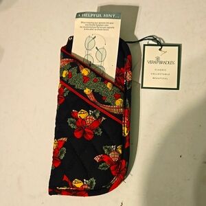 New Vera Bradley christmas double eyeglass case